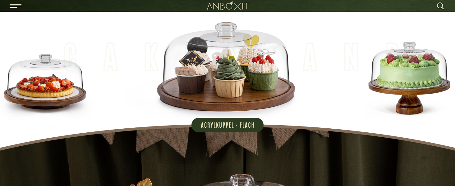 Тортенечка з підставкою, дерев'яний та акриловий тортовий стійкий з кришкою