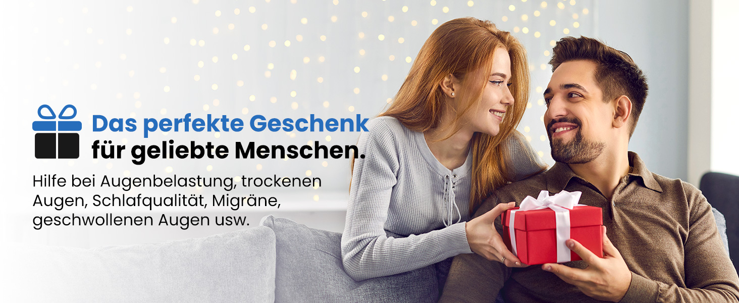 Масажер для очей Bob and Brad EyeOasis 2 з підігрівом, музикою та компресією, електричний. Зменшує темні кола та сухість очей. Маска для очей з пультом керування.