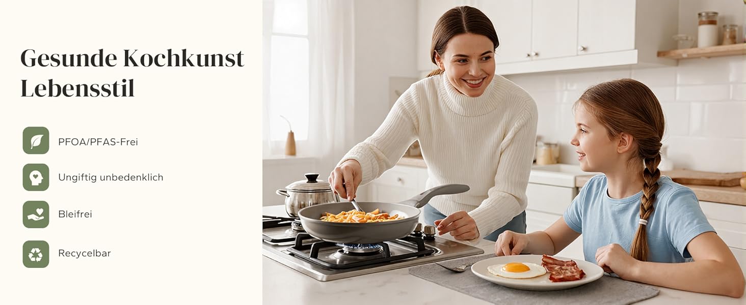 Набір каструль Redchef Keramik Induktion, 11 предметів, з кришкою, нержавіюча сталь, сірий