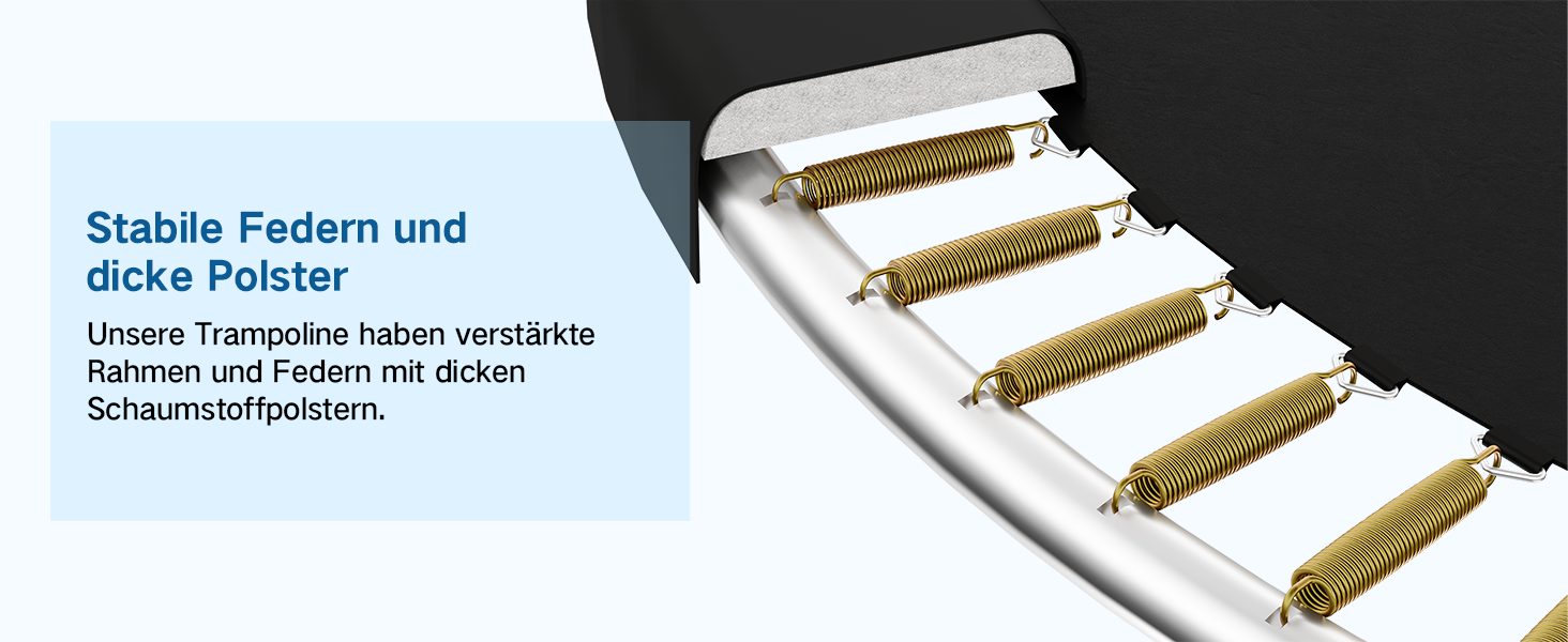 Батут Devoko вуличний Ø183/228/305/366/427 см, з сертифікатом GS, для дітей, садовий батут з сіткою, драбиною та захисним покриттям, чорний 228 см