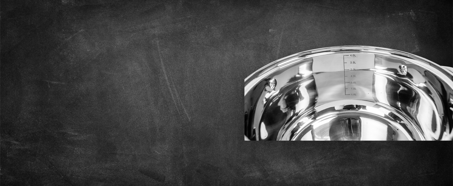 Нержавіюча каструля Karl Hausmann 6L з кришкою (26 см) - для всіх плит, включаючи індукційні