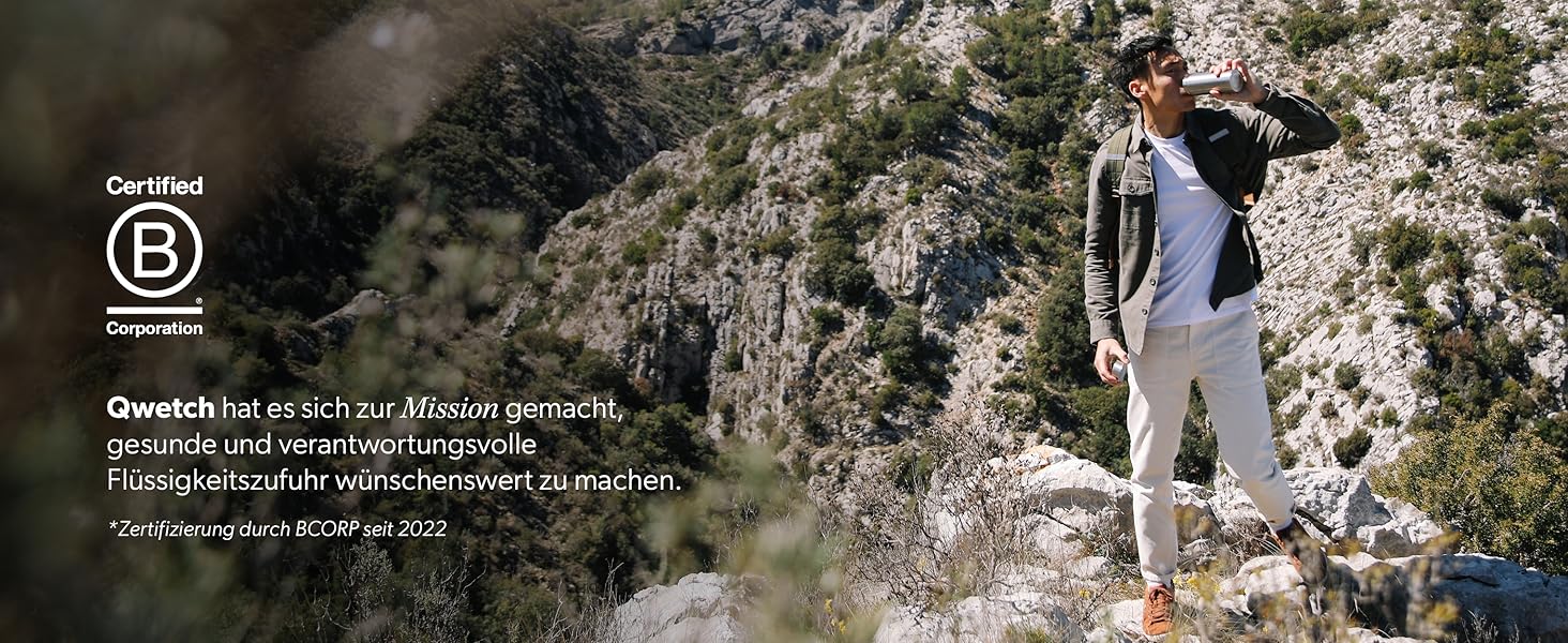 Термокружка QWETCH 240 мл, нержавіюча сталь, чорна - для кави та чаю, зберігає тепло 6 год, холод 12 год, BPA-free, без витоку, багаторазова