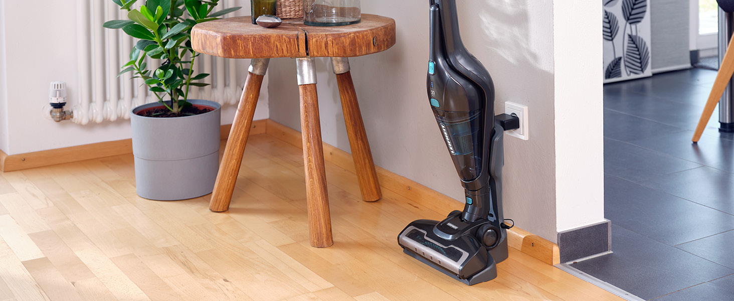 Акумуляторний пилосос Leifheit Rotaro PowerVac 2в1 для бездротового пилососа до 40 хвилин, бездротовий пилосос з ручним пилососом та акумулятором 20 В, універсальний пилосос без мішка та швидко під рукою Пилосос 2.0