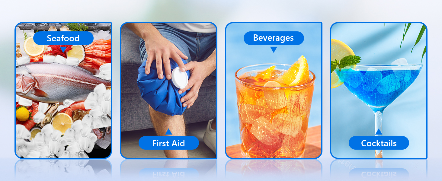 VINATO Льодогенератор портативний для дому та офісу, 12 кг/24 год, срібний. Швидке виробництво льоду (6-8 хв), з лопаткою та кошиком.