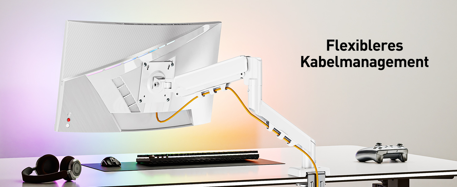 Кріплення для монітора ELIVED EV6013W-DE: газліфтверть, для моніторів 13-32