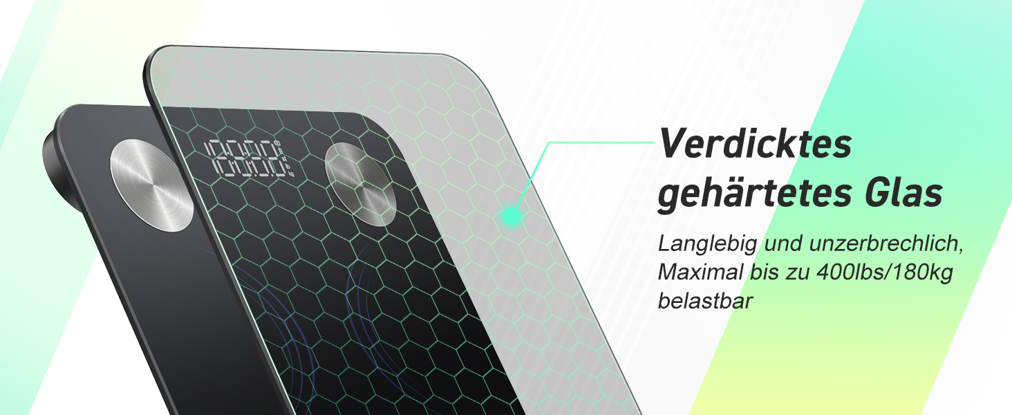 Цифрова вага для людей з Bluetooth, ваги-аналізатор складу тіла: вимірювання жиру, ІМТ, м'язової маси, пульсу, води, білка, ваги кісток, BMR