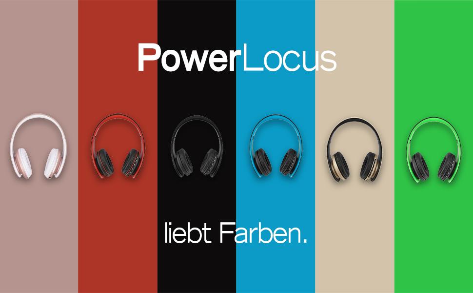 Накладні навушники PowerLocus Bluetooth, HiFi стерео, складні, мікрофон, SD/FM, для iPhone/Android (білий/фіолетовий)