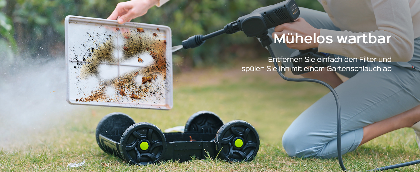 Робот-пилосос для басейну WINNY POOL CLEANER WY1103. Бездротовий, акумуляторний, час роботи 120 хв, подвійний мотор, LED-дисплей, фільтр прецизії 180μm, автоматичне паркування, для басейнів до 120 м²