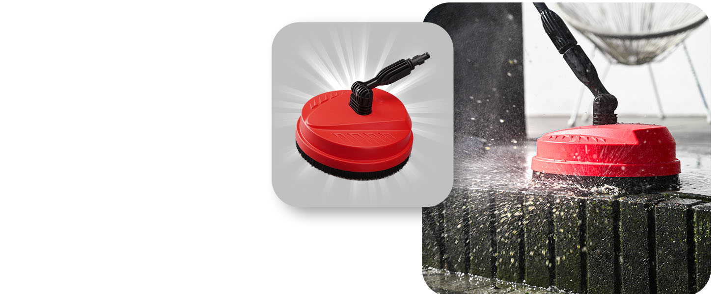 Високотискний мийник LEHMANN Hudson з алюмінієвим насосом, 1800 Вт, макс. 220 бар, продуктивність 450 л/год, комплектація: щітка для тераси, піногенератор, щітка для дисків, ідеальний для миття автомобілів