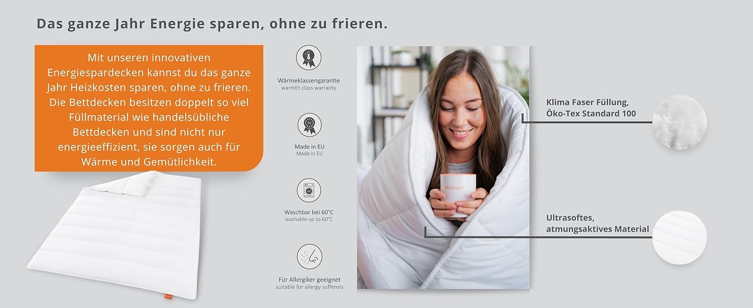 Сліпінг: Зимова ковдра з мікрофібри 135x200 см, тепла, 1.685 гр, Оeko-Tex, прання 60°C