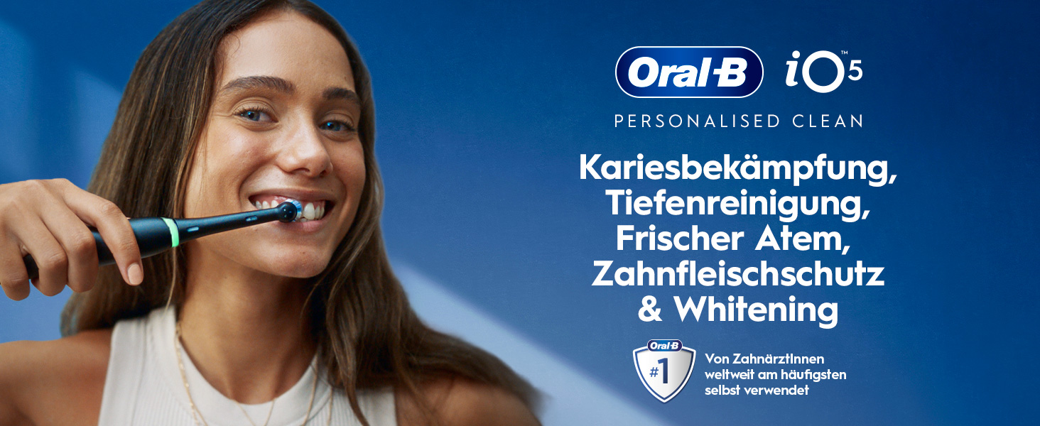 Електрична зубна щітка Oral-B iO Series 5, Matt Black (чорна матова), 1 щітка + 3 смінні насадки та футляр