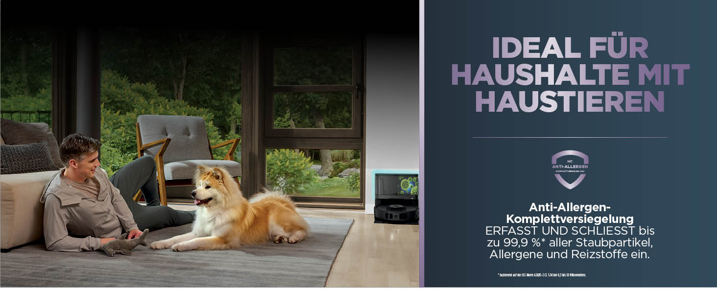 Робот-пилосос та миючий робот Shark PowerDetect RV2800ZEEU: 2-в-1, самостійне очищення, LiDAR, App-керування, чорний