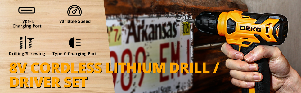 Набір інструментів DEKO 126 предметів в кейсі: професійний набір для дому, офісу та саду (жовтий)