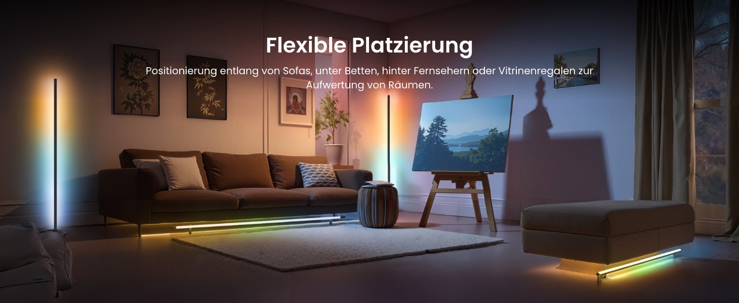 SwitchBot Matter RGBICWW Настільна лампа для вітальні та спальні, димується, з підтримкою Apple Home, Alexa, Google Home, керування через APP, музичні та сценарні режими, чорна LED лампа