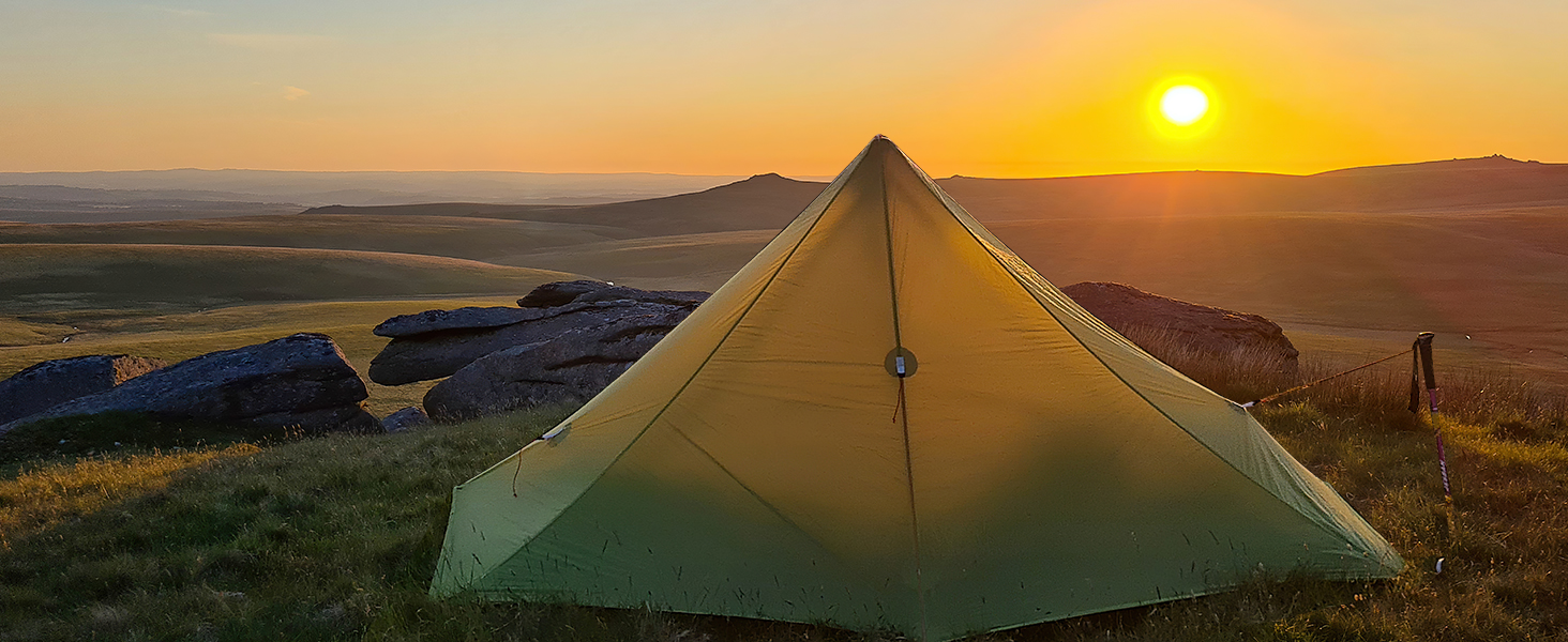 Намет Night Cat 1 Mann Ultraleicht Khaki: Водонепроникний намет для велотуризму, трекінгу та кемпінгу на 1 особу