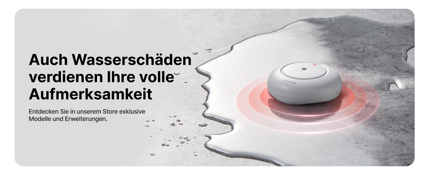 X-Sense Детектор диму з Wi-Fi, 10 років роботи батареї та базовою станцією SBS50 (6 шт.), фотоелектричний, бездротовий, SD19-MN61, білий