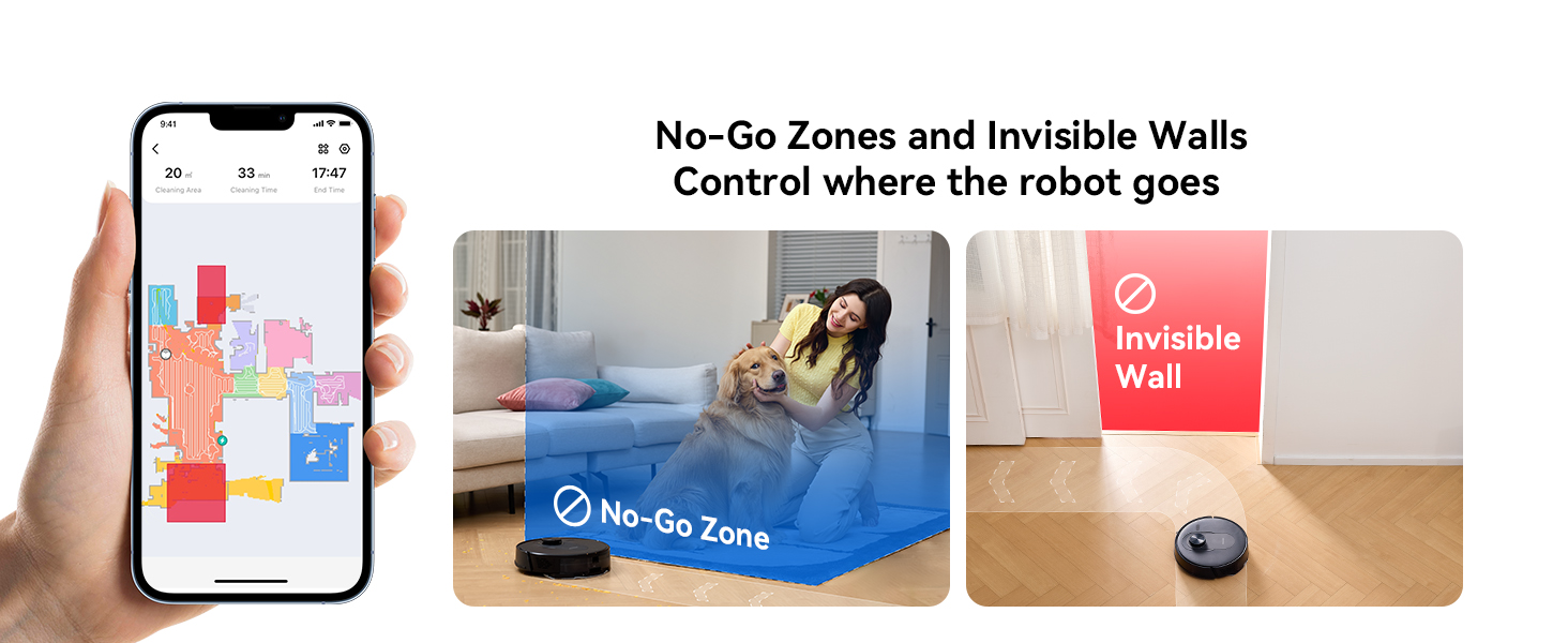 Робот-пилосос Proscenic Q8 Max з функцією миття, 6000Pa, 200 хв роботи, док-станція для самостійного очищення, 3L пилозбірник, інтелектуальна лазерна навігація, керування через додаток, сумісність з Alexa, Google, Siri