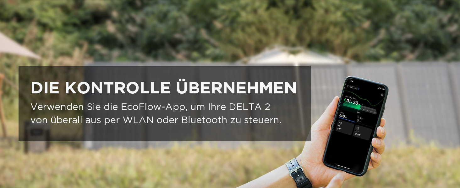 EcoFlow Delta 2 - портативна електростанція 1024Wh, сонячний генератор, LiFePO4 акумулятор, розширювана ємність до 3kWh, швидка зарядка, для кемпінгу та подорожей