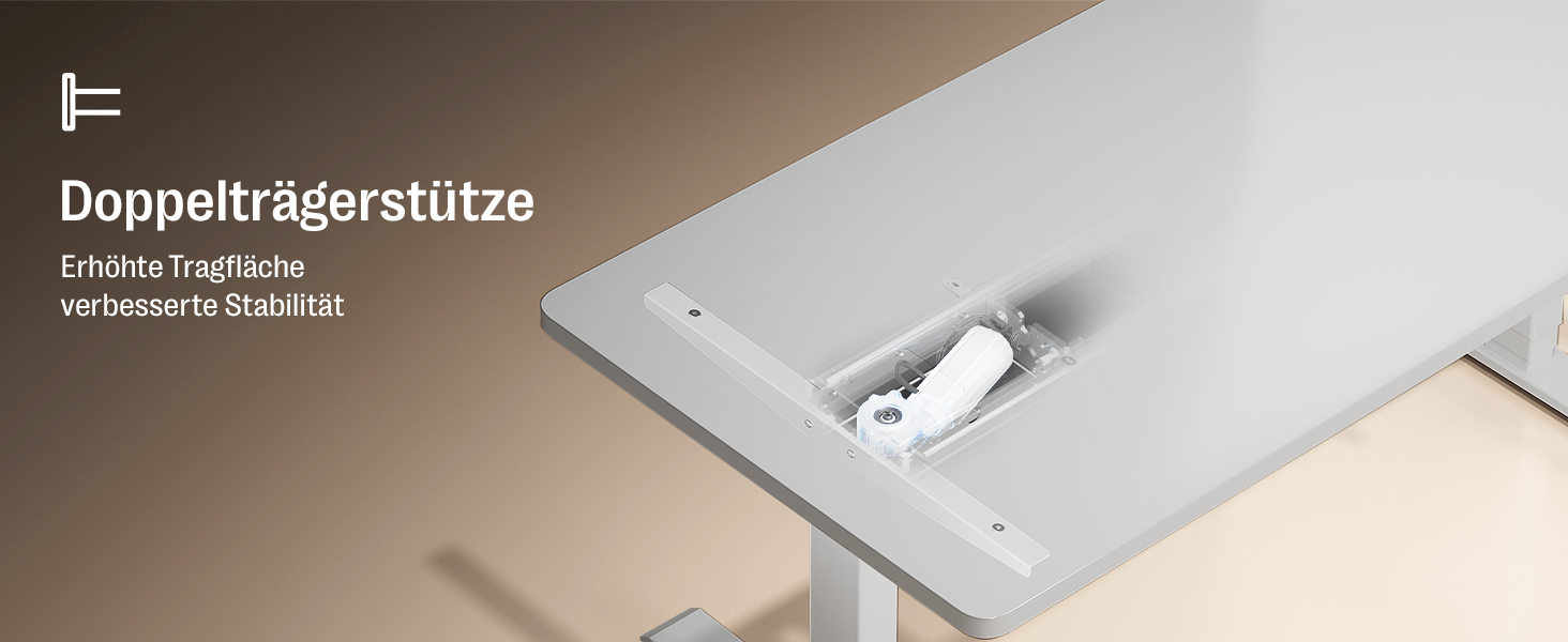 Електричний регульований стіл MAIDeSITe S2 Pro 140x70 см, білий каркас + стільниця - стоячий стіл з електроприводом, вантажопідйомність 160 кг, захист від зіткнень