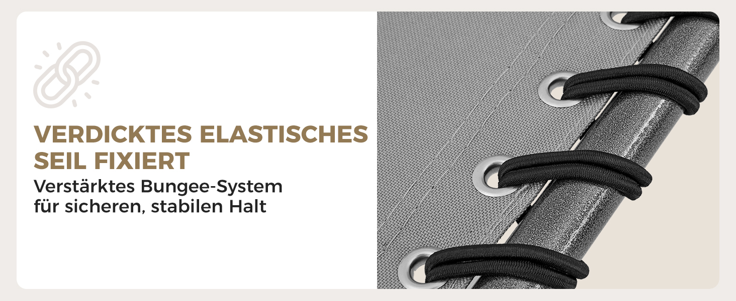 Лежак для відпочинку KingCamp великого розміру, складаний, 5 положень, для саду, кемпінгу, пляжу, з подушкою та кишенею, до 200 кг, 200 x 68 см, сірий