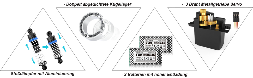 Радіокерований позашляховик HBX 1:18 4WD 36+ км/год Monster Truck RC Truggy Водонепроникний RTR