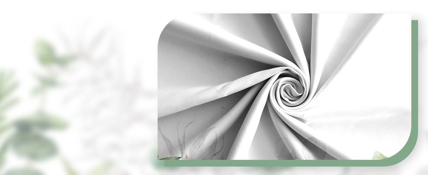 Штора для душу 180x220 см, антигрибкова, з тропічним дизайном (зелені пальмові листя, евкаліпт, гриби), водонепроникна, поліестер, для ванної кімнати, з 12 гачками