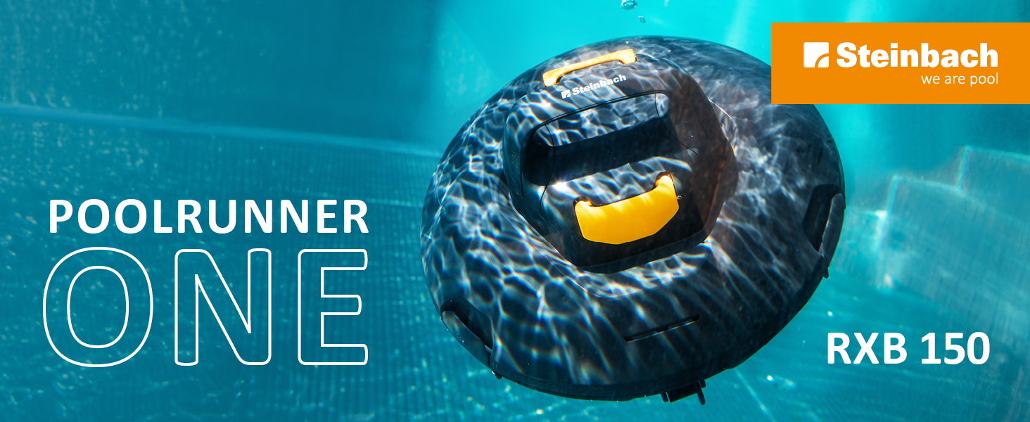 Бездротовий робот-пилосос для басейну Steinbach Poolrunner ONE RXB 150, до 15 м², акумуляторний, для солоної води