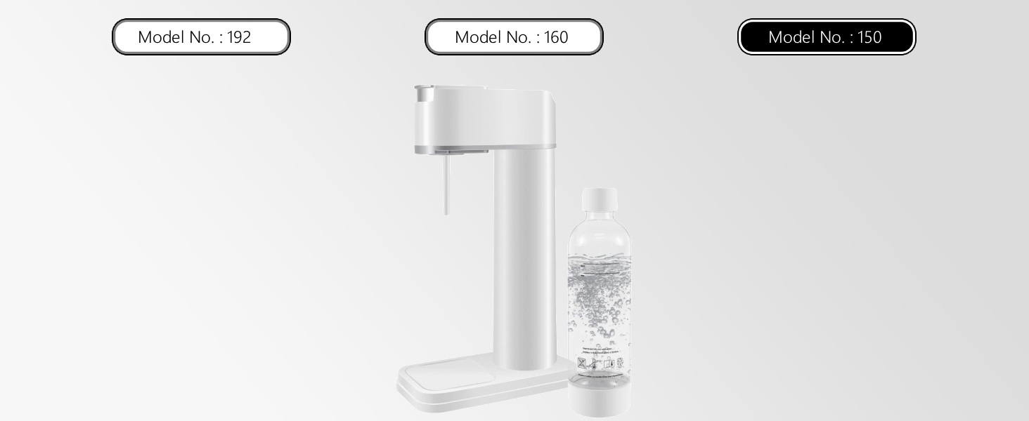 Сифон для газування води Sodastream (газвататор) з пляшкою 1 л, чорний, висота 40.3 см