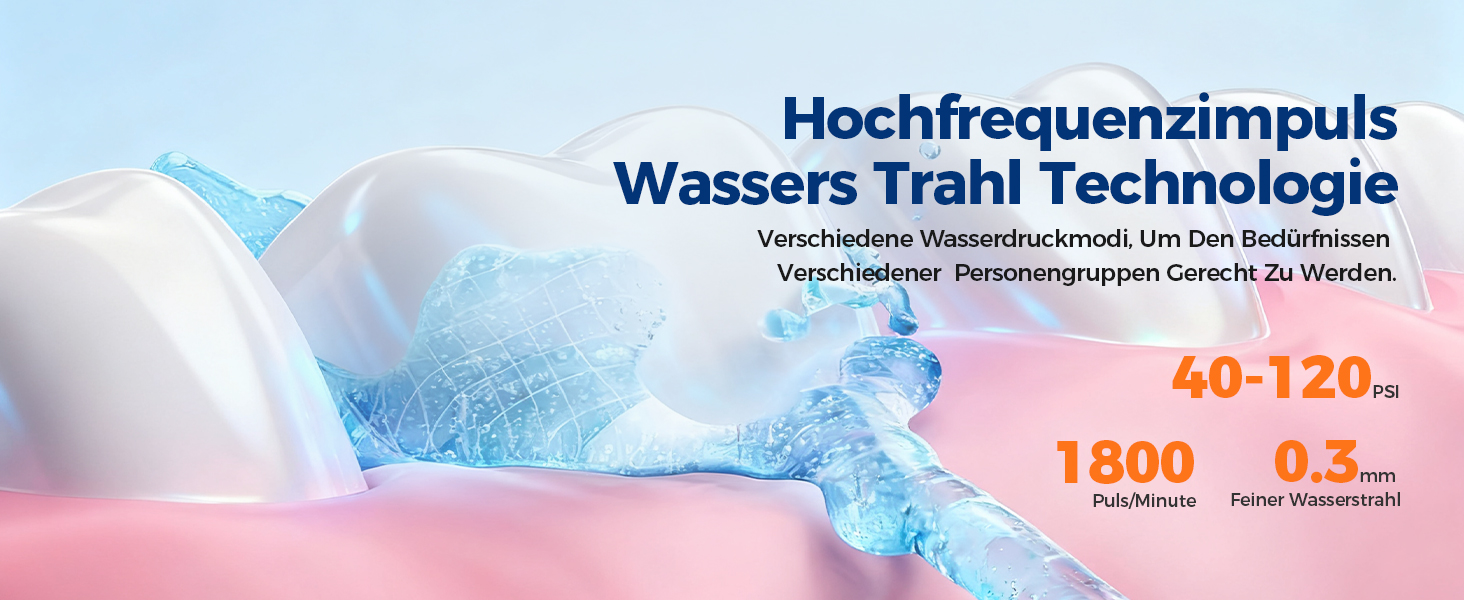 Ірригатор для порожнини рота Operan Munddusche Black - бездротовий, портативний, 300 мл, 4 насадки