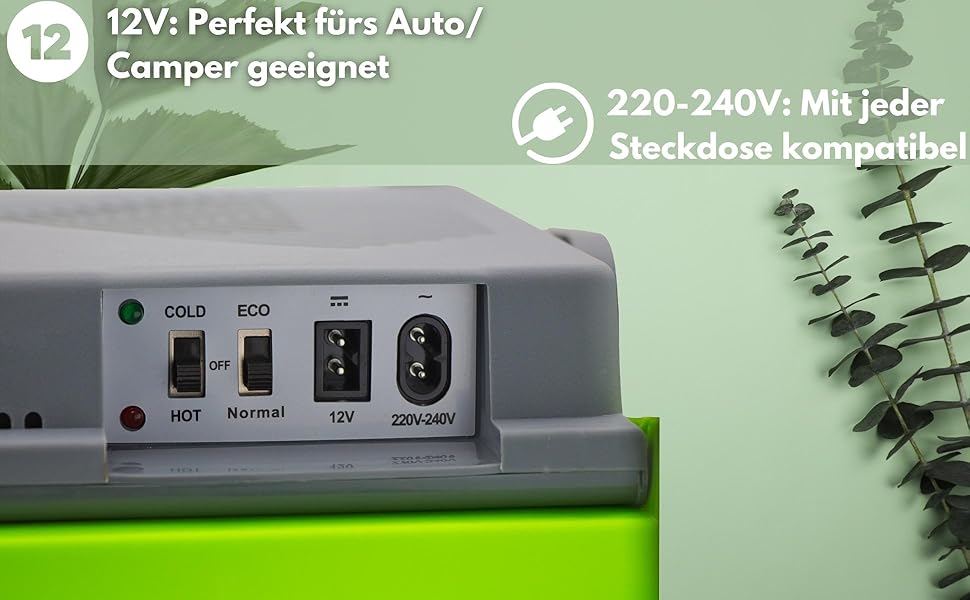 Термобокс-холодильник електричний 30л Gora Grey/Gilmo Green для авто, кемпінгу, пікніка