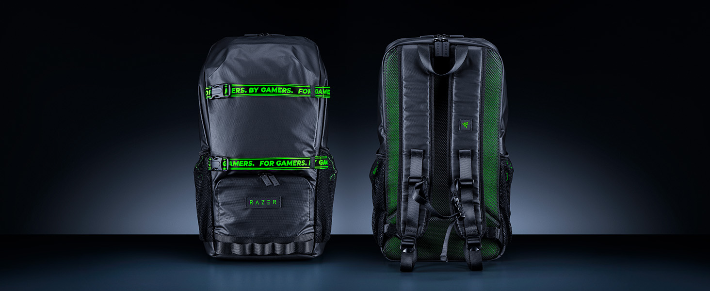 Ігровий рюкзак Razer Scout для ноутбука до 17.3 дюймів, стійкий до зносу, чорний