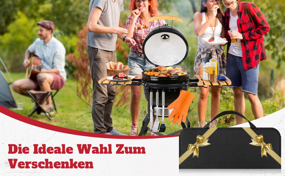 Набір гриль-посуду 28 предметів з нержавіючої сталі, професійний аксесуар для гриля з сумкою, подарунок на День народження/Різдво для чоловіків, для саду та кемпінгу, BBQ