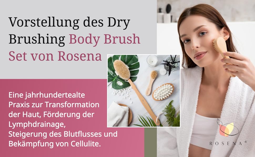 Набір сухих щіток для сяючої шкіри - Natural Brush Spa Kit