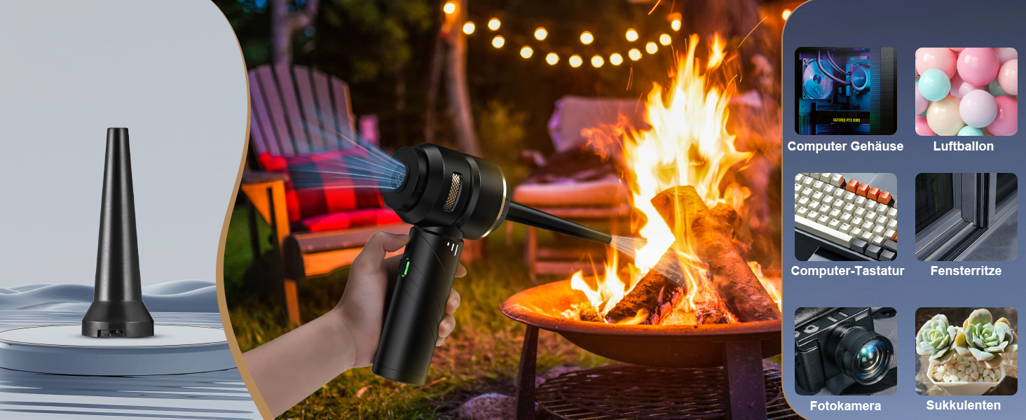 Акумуляторний ручний пилосос 4-в-1 для авто та дому, потужність 28000Па, бездротовий пилосос для прибирання шерсті тварин, кухні та офісу