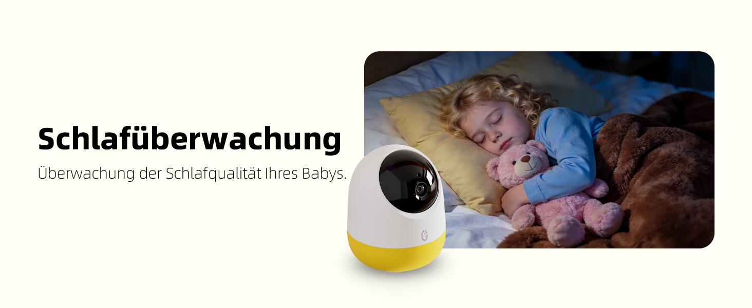 Радіоняня Ellie з камерою 2K, 5