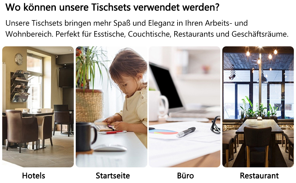 Набір з 6 підкладок під тарілки HELI MIAO, шкіряні, 43x30 см, чорний+сірий