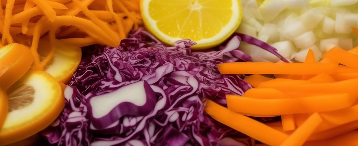 Набір для нарізання овочів 5-в-1: регульована товщина 0,1–8 мм, для кухні, з очищувачем, темно-синій