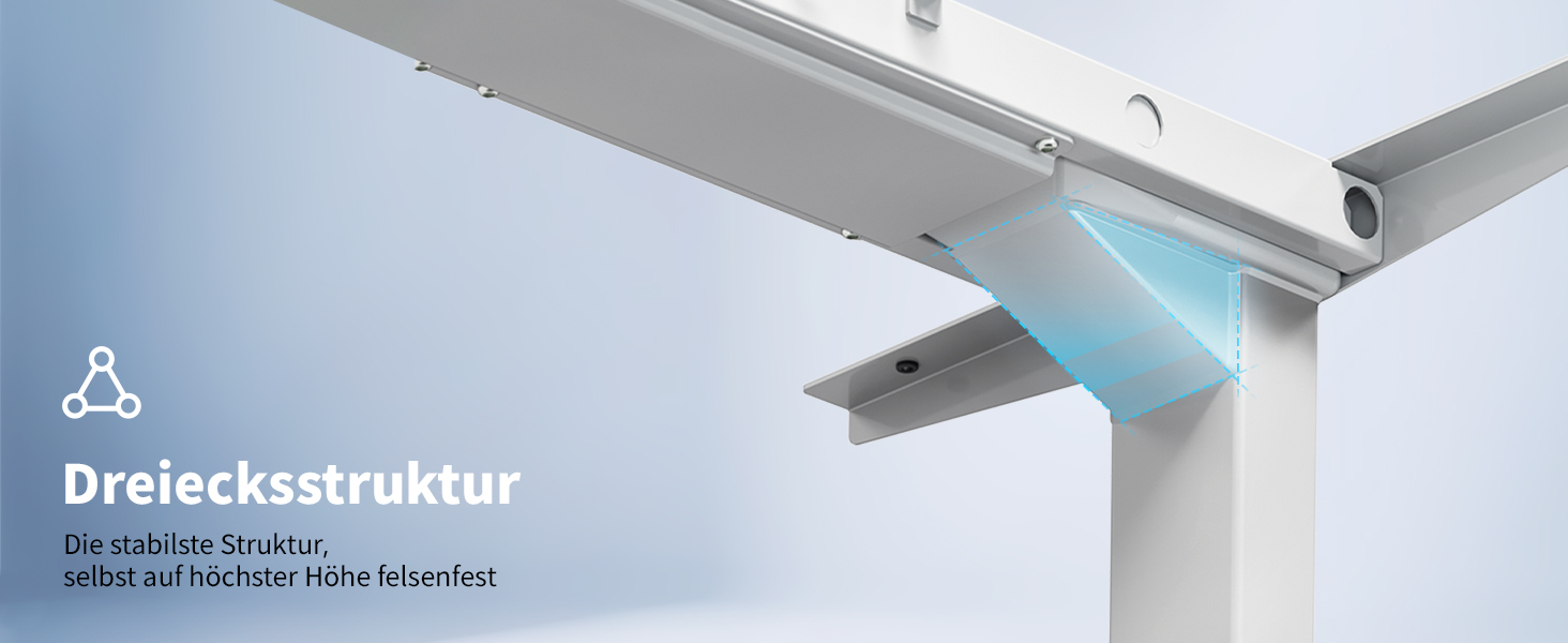 Електричний регульований стіл MAIDeSITe T2 Pro Plus (Чорний, Сірий) з 2 моторами, 3 ступені регулювання та пам'ять