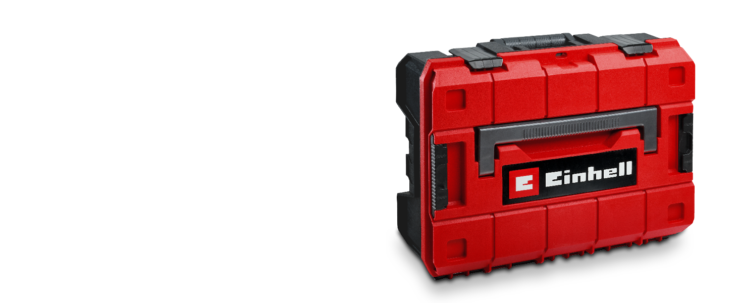 Einhell E-CASE 80: Набір інструментів в кейсі (80 предметів) для дому, майстерні, в дорозі - міцний пластиковий кейс