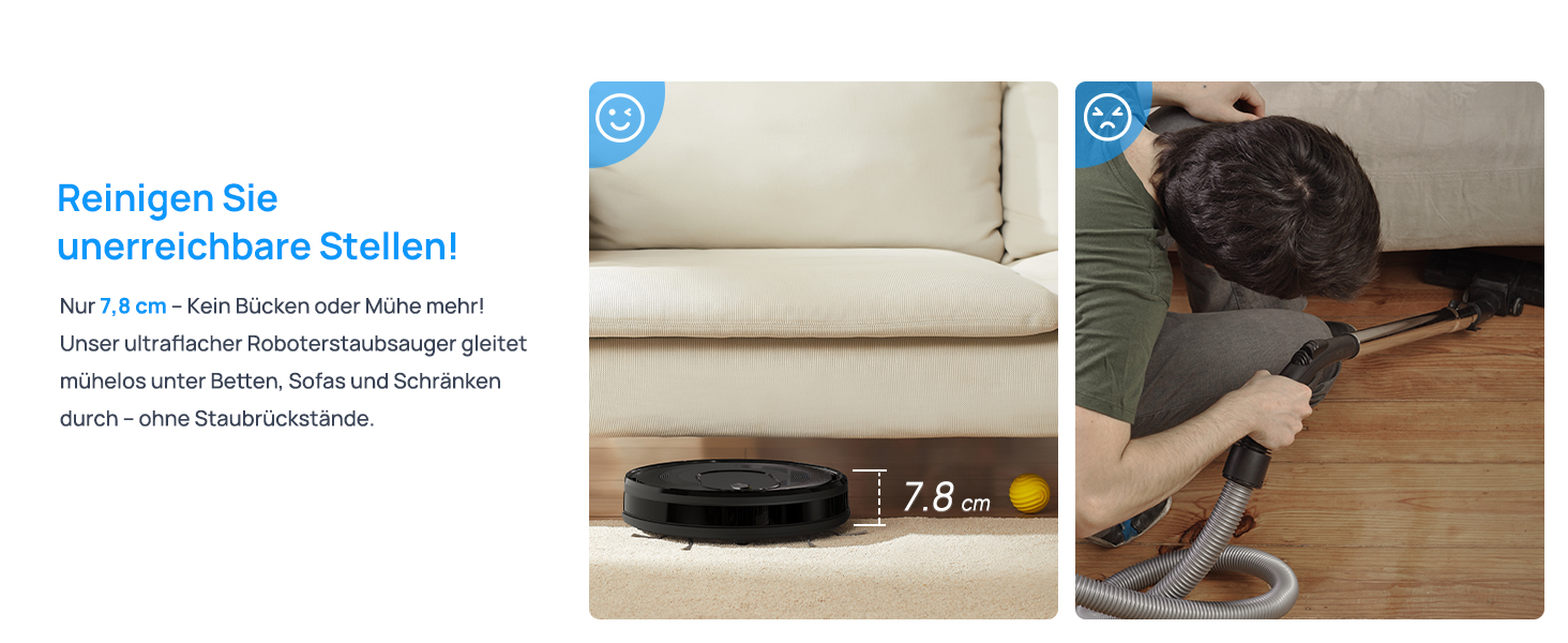 Робот-пилосос Vexilar W7 3-в-1 з функцією миття, 4000Pa, сумісний з Alexa/App, для тварин, килимів, твердих поверхонь