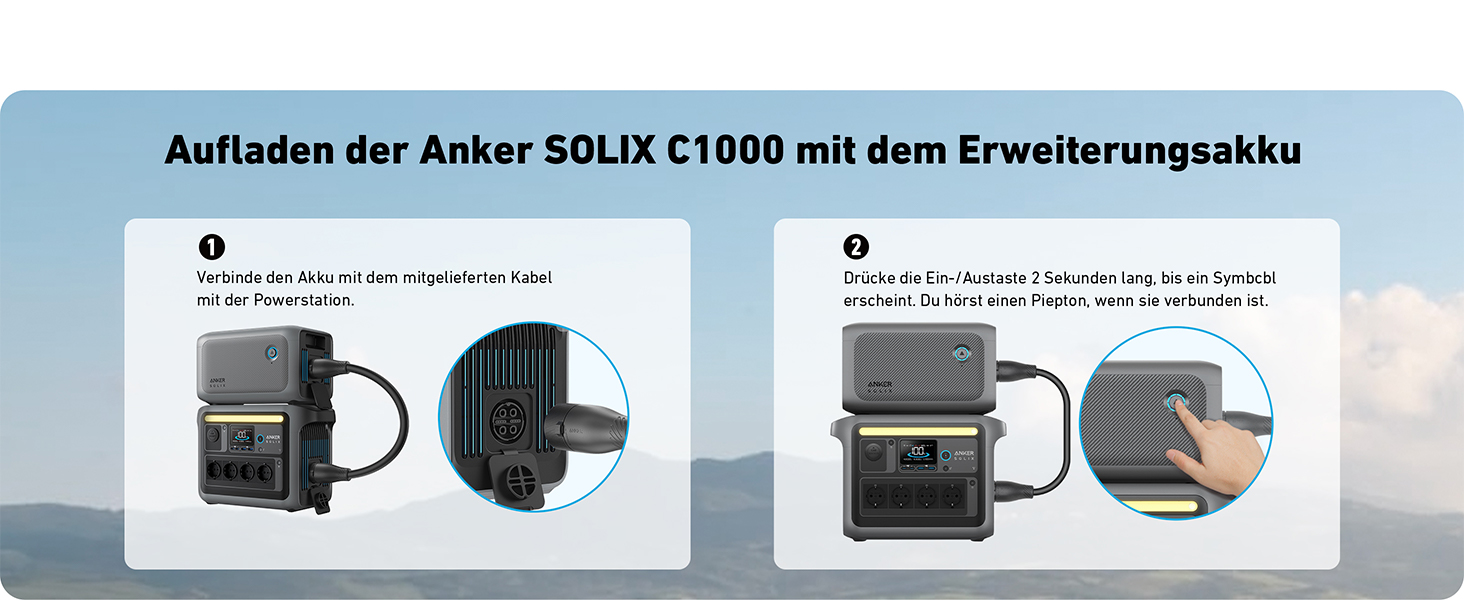 Портативна електростанція Anker SOLIX 1800W, LiFePO4, для кемпінгу та резервного живлення (опціональне сонячне панелі)