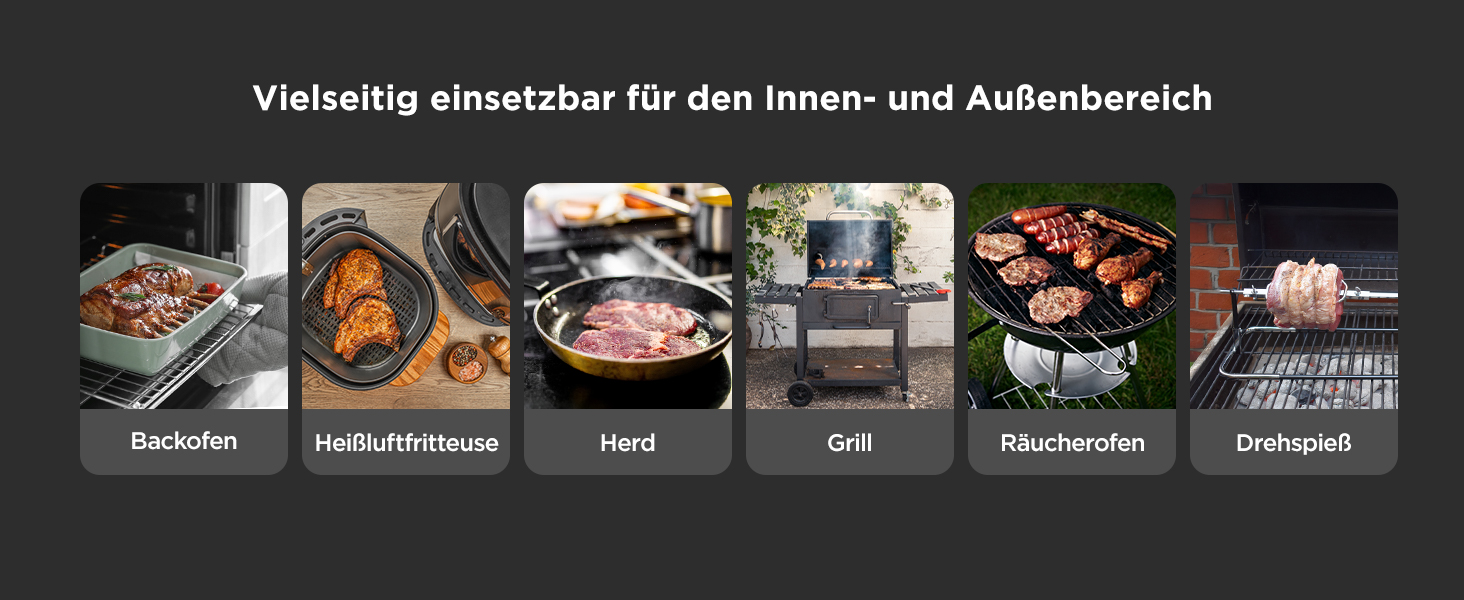 Бездротовий термометр для м'яса GoveeLife Bluetooth/Wi-Fi для гриля, духовки та BBQ, водонепроникний IP68, висока точність ±1.8℉