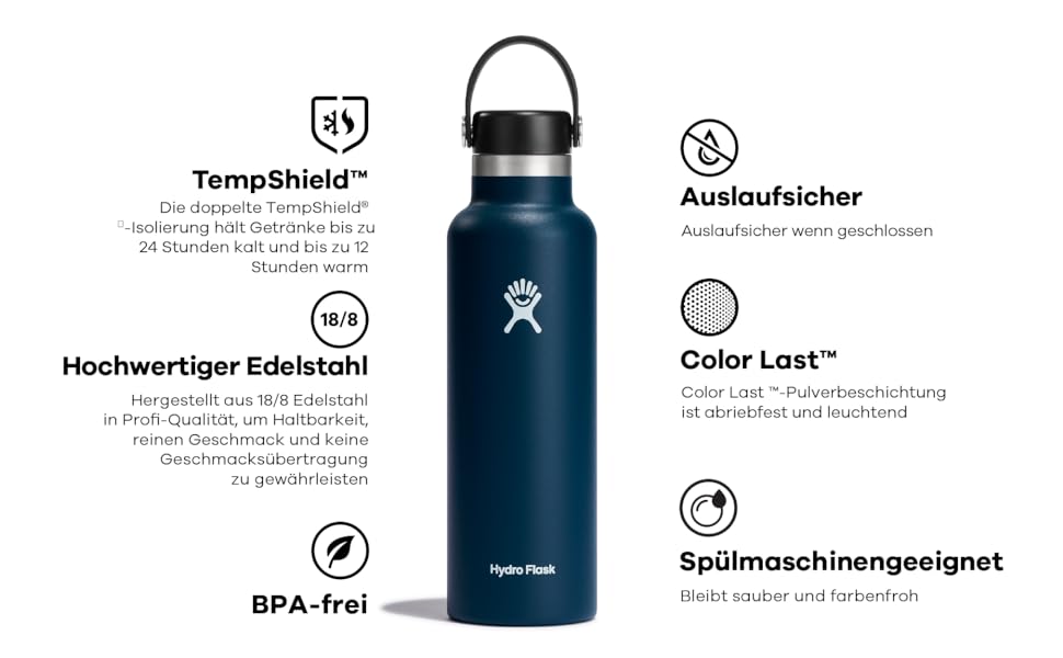 Пляшка для води з вакуумною ізоляцією HYDRO FLASK 710 мл