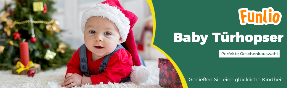 FUNLIO Набір 2-в-1: гойдалка та дверний батут для малюків. Гойдалка для дітей з 4 мішками з піском, складаний металевий стійка для використання в приміщенні та на вулиці, легко збирається та зберігається. (Зелений)