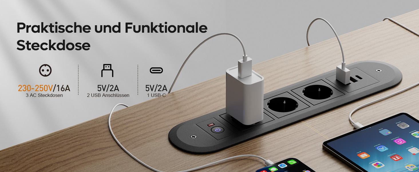 Електричний підйомний стіл HLONONE 140x60 см з USB-портом та розеткою, регульований комп'ютерний стіл з пам'яттю на 2 режими, колір клен