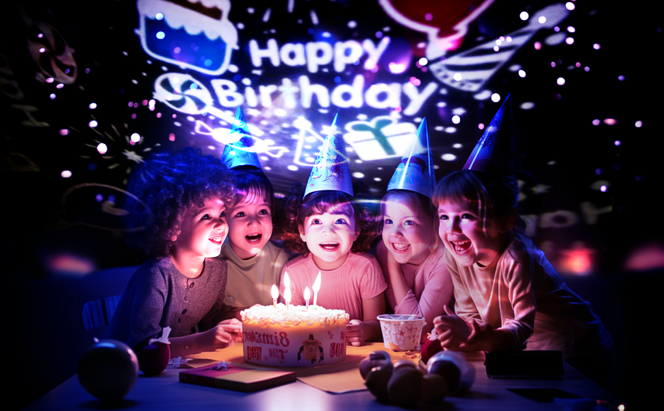 Проектор зоряного неба Diboniur для дітей з 22 фільмами, нічник-проектор, регульована яскравість, 360° обертання, 20 колискових