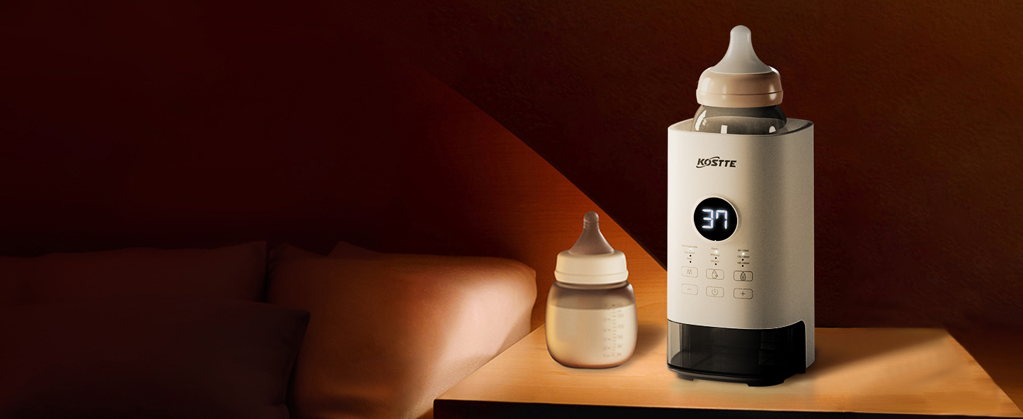 Підігрівач для пляшечок KOSTTE - універсальний, для грудного молока та суміші (білий)