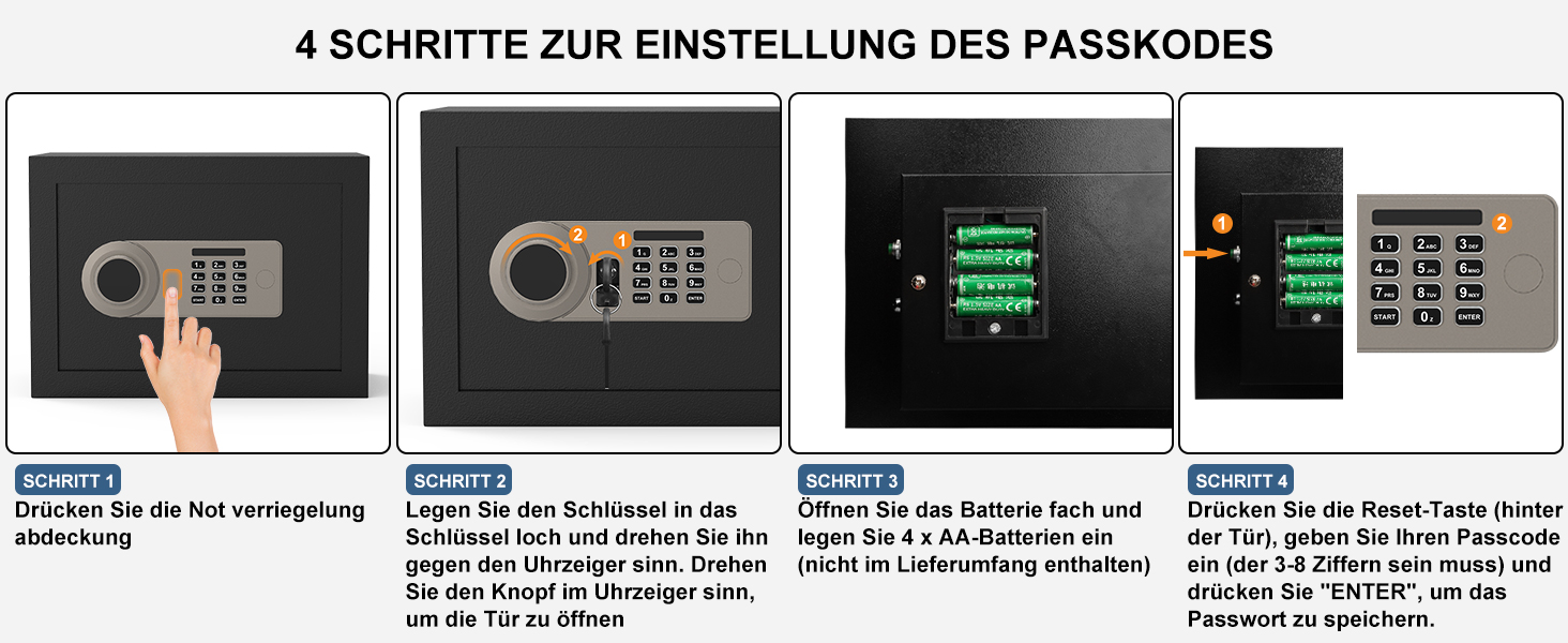 Сейф Diyife 16L з цифровим замком, сигналізацією та підсвіткою. Меблевий сейф з висувною полицею, з міцної сталі SPCC, 35x25x25 см, 2 ключі. Для дому, офісу, готелю.