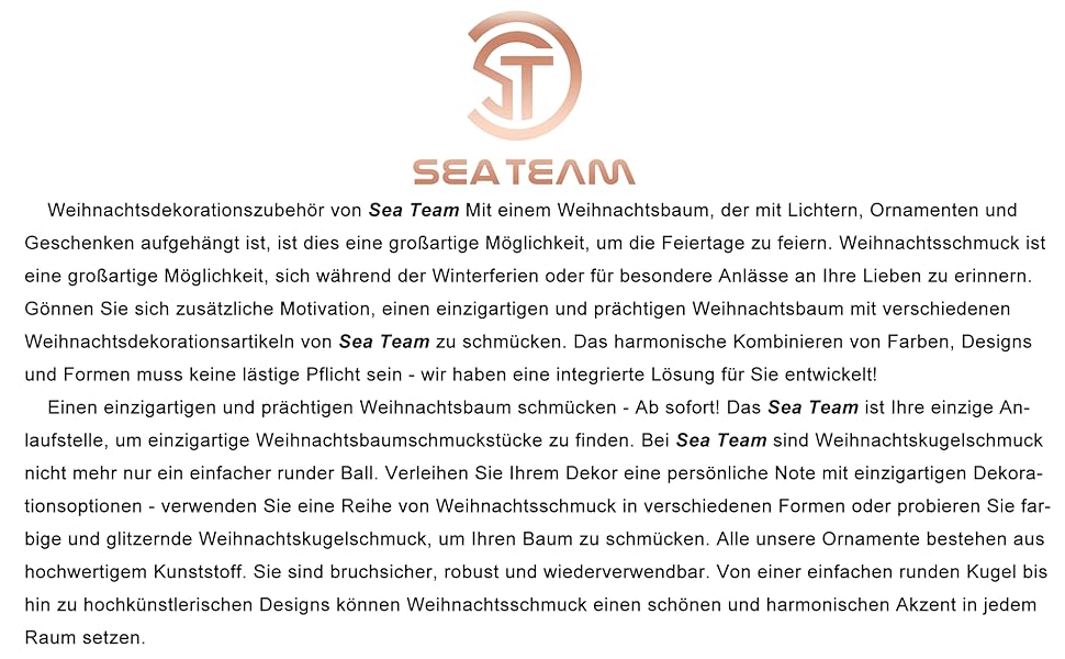 Набір Sea Team з 24 різдвяних фенечок 70 мм з картинами та блискучими прикрасами на дереві