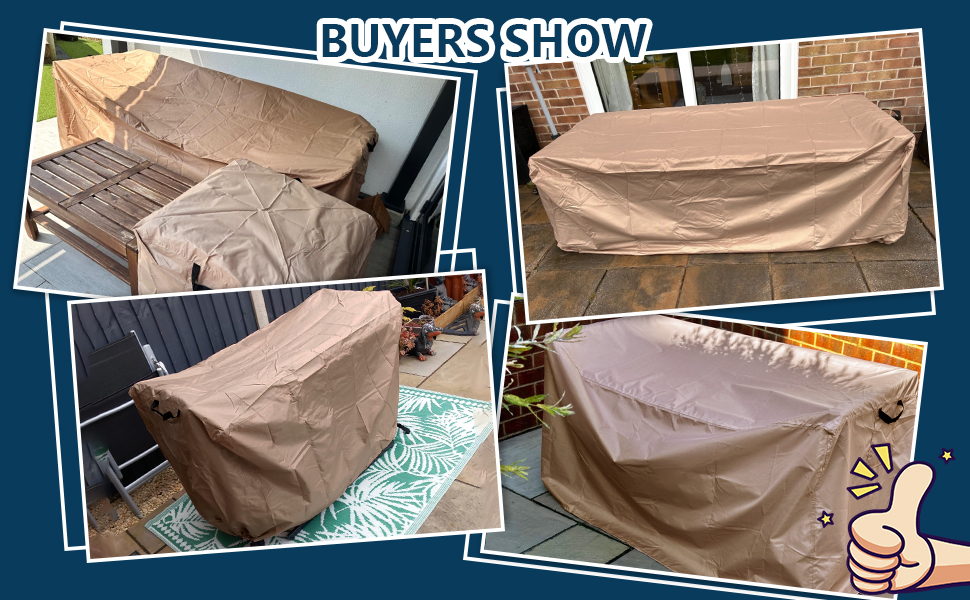 Захисний чохол для садово-патіо меблів, водонепроникний, 420D Oxford, Anti-UV, 90x90x90 см